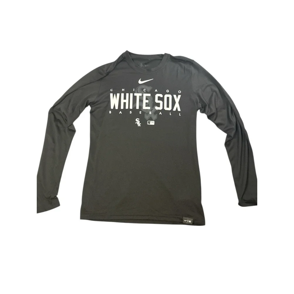 Nike‎ Chicago White Sox Dri-Fit Long Sleeve Shirt NWT Small